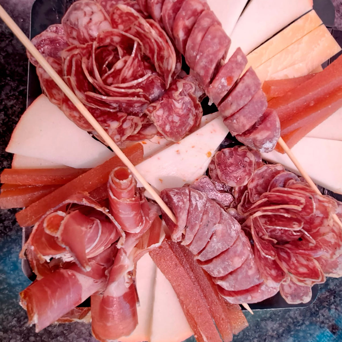 Safates d'embotits i formatges