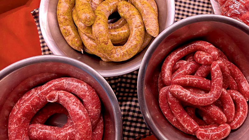 Botifarres, salsitxes, xoriç...